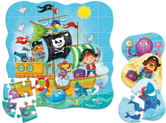 Παιδικό Puzzle Πειρατές για 3+ Ετών 49pcs Roter Kafer