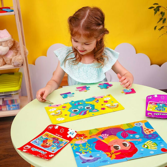 Kinderpuzzle On The Go Kätzchen für 3+ Jahre alt+ Jahre 24pcs Roter Kafer