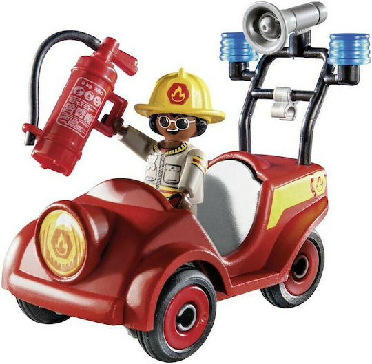 Playmobil Duck On Call Mini Όχημα Πυροσβεστικής για 3 ετών