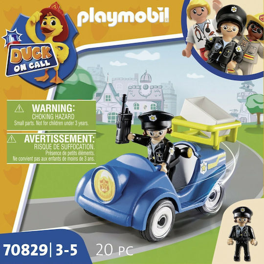 Playmobil Duck On Call Police Mini-Car for 3+ years years old