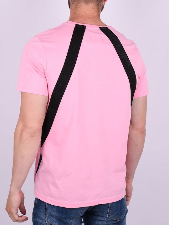 Paco & Co Men's Short Sleeve T-shirt Pink