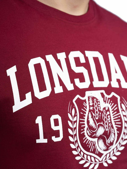 Staxigoe T-shirt Oxblood / White