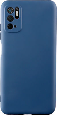 Idol 1991 Velvet Silicone Back Cover Blue (Poco M3 Pro)