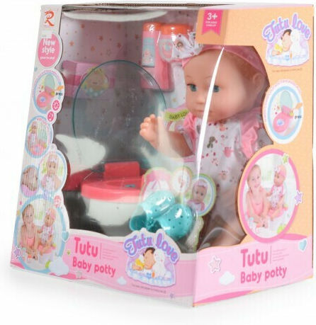 Moni Комплект за бебешки кукли Baby Potty за 3+ години Години 14 см.