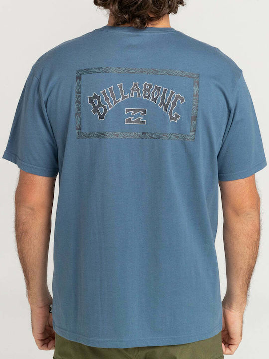 Billabong Ανδρικό T-shirt Μπλε με Λογότυπο