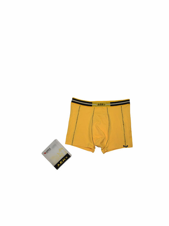 Apple Boxer Herren Boxershorts Gelb mit Mustern 1Packung