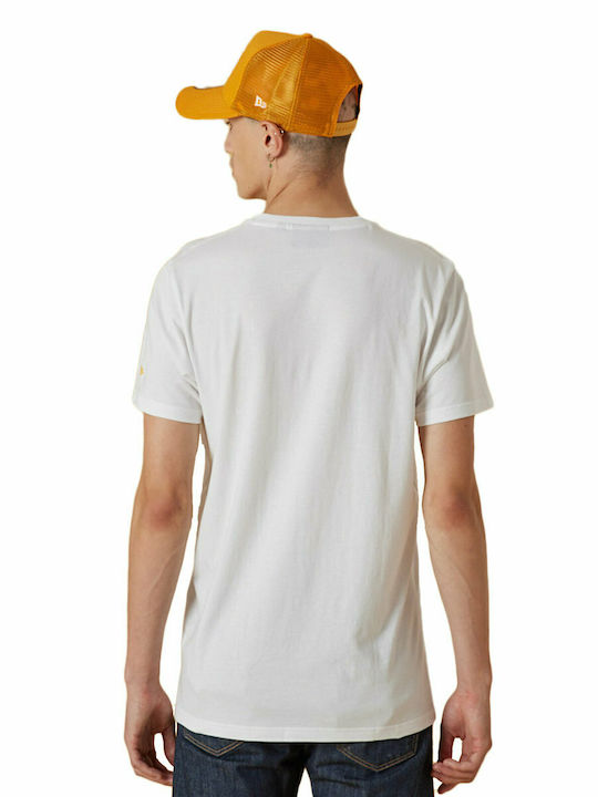 New Era League Essential Neyyan Herren T-Shirt Kurzarm Weiß