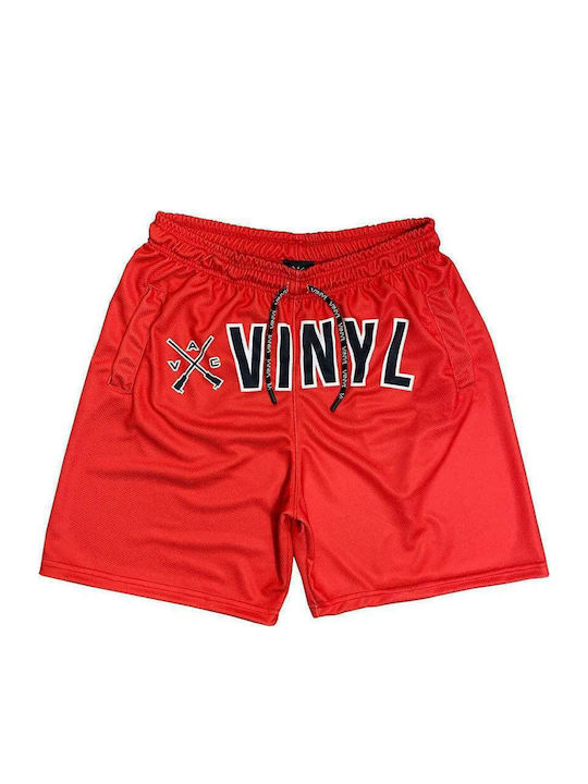 06420 Sportliche Herrenshorts Rot