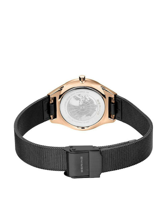 Bering Time Ultra Slim Ρολόι Μπαταρίας με Μεταλλικό Μπρασελέ