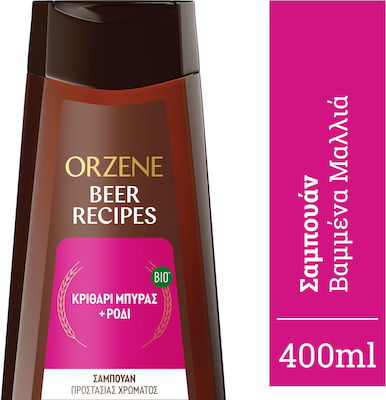 Orzene Bio Beer Recipes Shampoos Color Maintenance for Coloured Hair 400ml