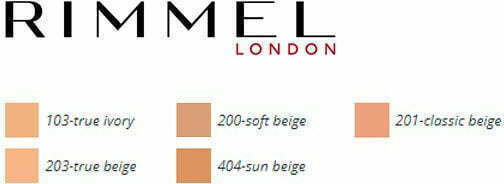 Rimmel Lasting Matte Foundation 30ml