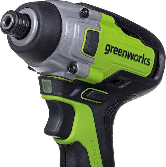 Greenworks DCF850P2T-QW Μπουλονόκλειδο Μπαταρίας 24V 1x5Ah με Υποδοχή 1/4"