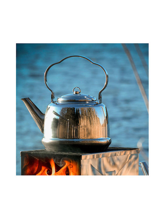 Petromax Stainless Steel Kettle Silver 3000ml