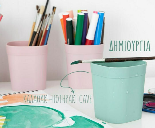Cyclops Cave Καλάθι Αποθήκευσης Πλαστικό Μπλε 0.39lt 3τμχ