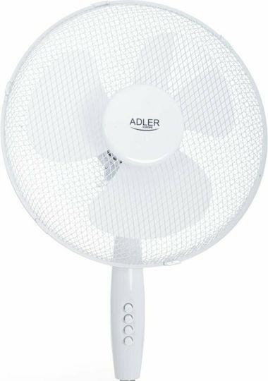 Adler Pedestal Fan 90W Fan Diameter 40cm White