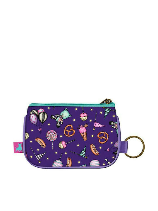 Santoro Schlüsselanhänger Brieftasche Up and Away Stoff Lila Santoro Schlüsselanhänger Brieftasche Up and Away Stoff Lila