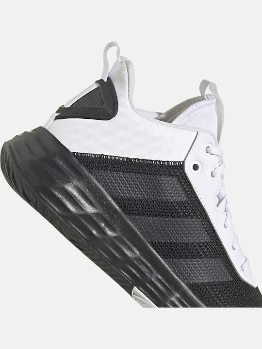 Own the Game 2.0 Ψηλά Μπασκετικά Παπούτσια Core Black / Cloud White