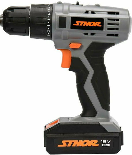 Sthor Δραπανοκατσάβιδο Μπαταρίας 18V 1x1.3Ah