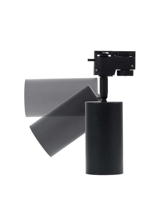 GloboStar Leo Single Spot with Socket GU10 in Black Color