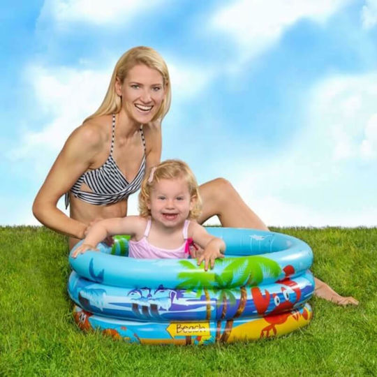 Splash & Fun Children's Round Swimming Pool 55L Inflatable