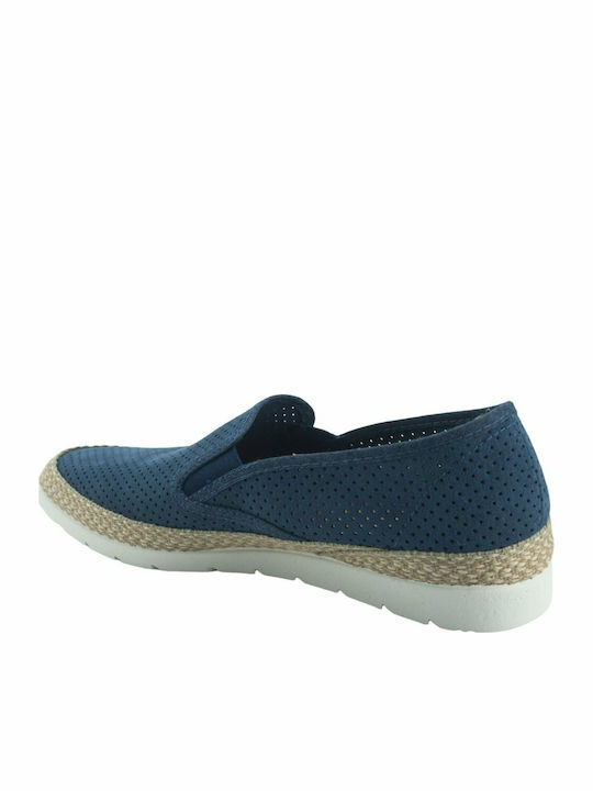 Fabric Men's Espadrilles in Blue Color
