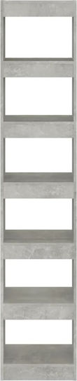 Bibliothek Grau 40x30x198cm