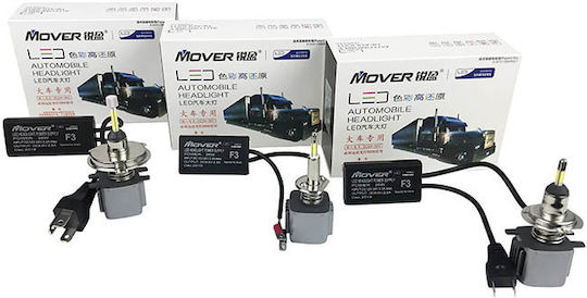 Mover Samsung Lamps Car Truck LED Kit F3 H4 LED 6500K Cold White 24V 26W 2pcs