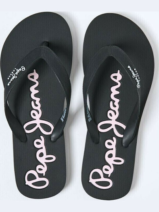 Bay Beach Women's Flip Flops Black