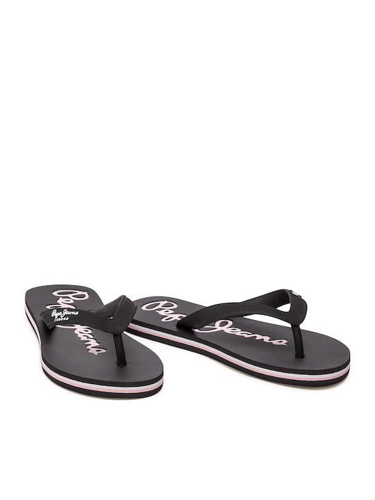 Bay Beach Women's Flip Flops Black