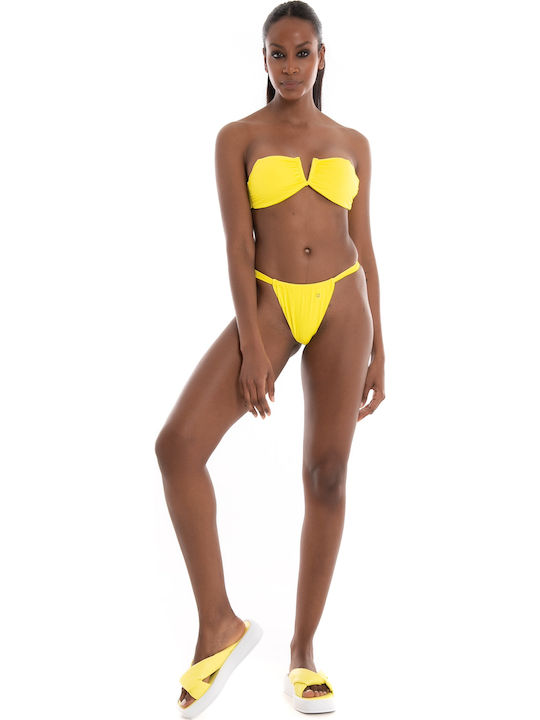 Strapless Bikini Elina Yellow