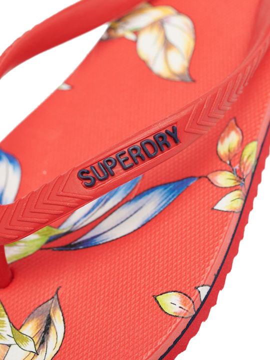 Classic Vintage Women's Flip Flops Red