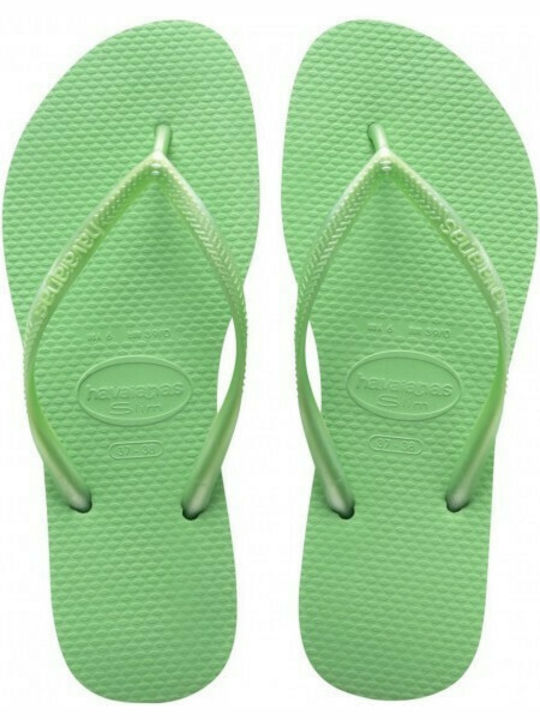 Slim Women's Flip Flops Green