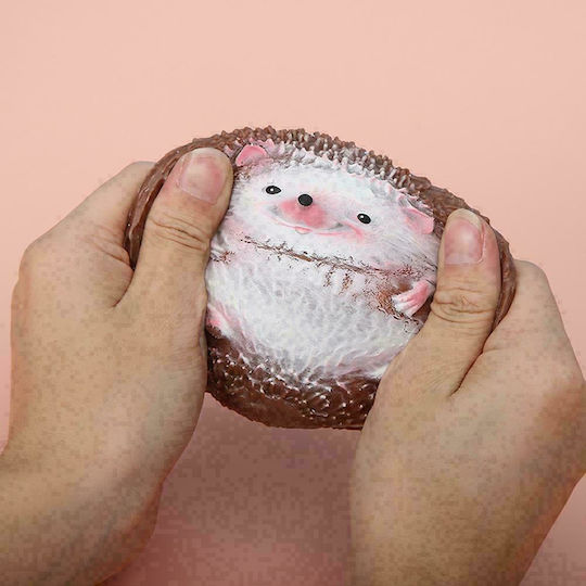 Σκαντζόχοιρος Squishy Αφρώδες Καφέ