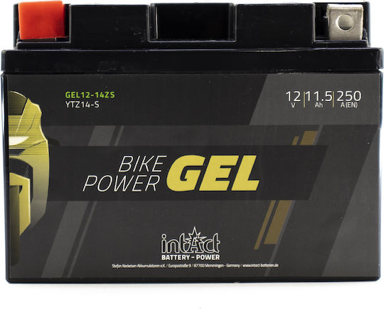 Intact GEL Baterie Motocicleta YTZ14S 250A cu Capacitatea 11.5Ah