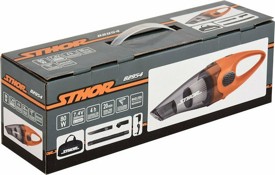 Sthor Vacuum Cleaner Car Handheld Vacuum Dry Vacuuming with Power 100W Rechargeable 12V Orange