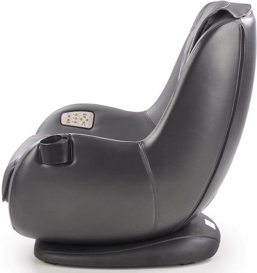 Delano Πολυθρόνα Relax Massage από Δερματίνη Γκρι 69x70x94cm