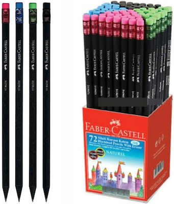 Faber-Castell Creion cu Radieră Verde