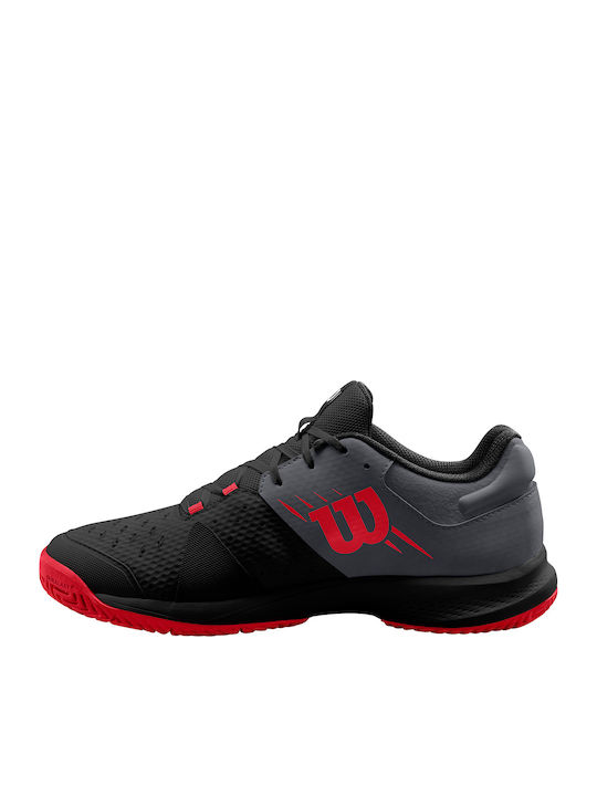 Wilson Kaos Comp 3.0 Ανδρικά Παπούτσια Τένις για Σκληρά Γήπεδα Μαύρα