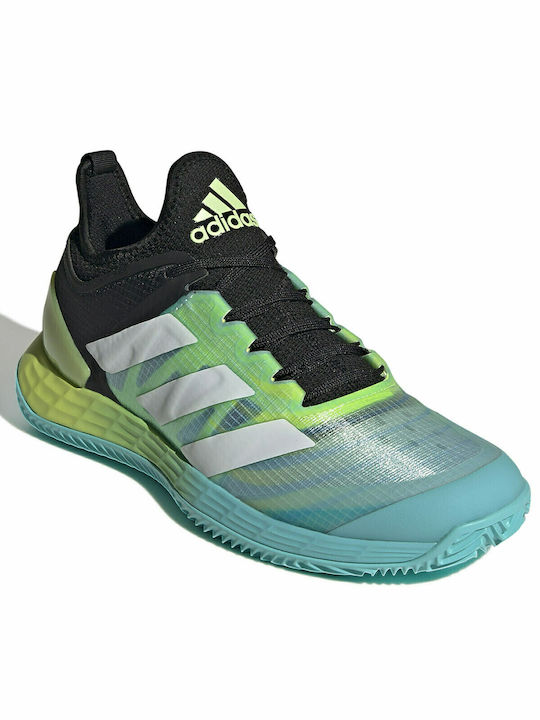 Adidas Tennis Adizero Ubersonic 4 Women's Tennis Shoes for Clay Courts Core Black / Cloud White / Pulse Lime