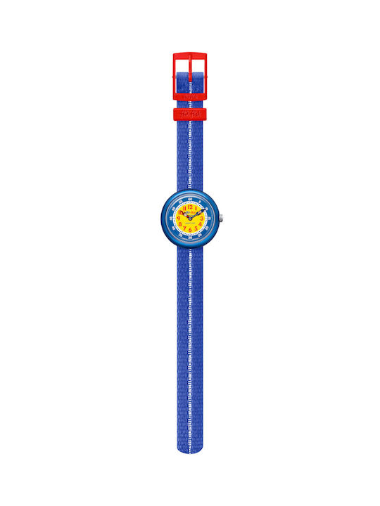 FlikFlak Kids Analog Watch with Fabric Strap Blue