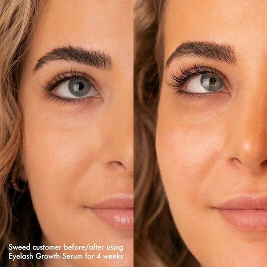 Sweed Growth Moisturizing Serum Eyelashes with Peptides & Hyaluronic Acid for Nourishment 3ml