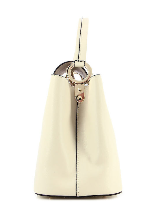 6600 Leather Women's Bag Shoulder Beige 687000426600