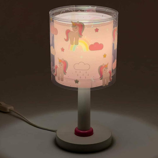 Ango Kids Portable Lamp Unicorns Transparent 15x15x30εκ.