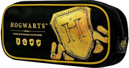 Blue Sky Studios Hogwarts Shield Pencil Case Black