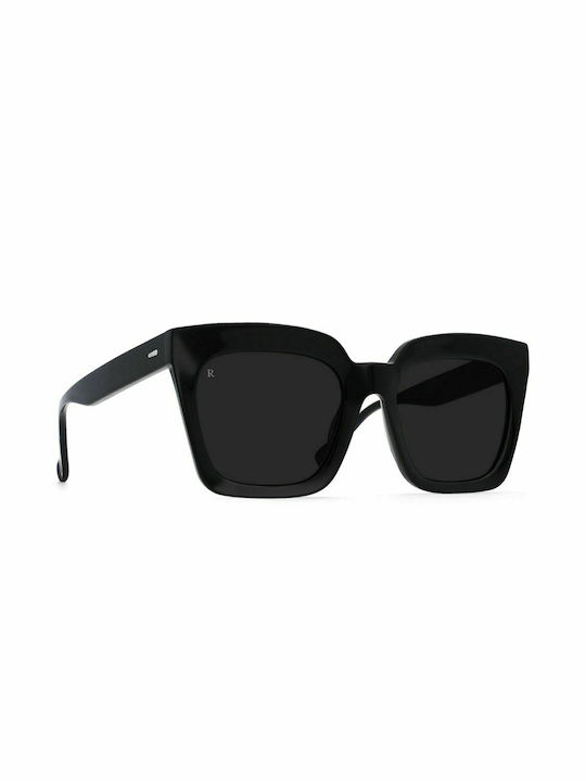 Raen Vine Women's Sunglasses with Black Plastic Frame and Gray Lens