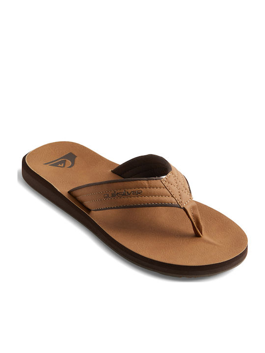 Carver Δερμάτινα Ανδρικά Σανδάλια Tan/Patte