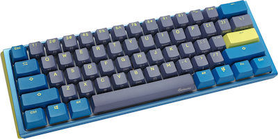 Ducky One 3 Mini Daybreak Tastatură Mecanică de Gaming 60% cu Cherry MX Silent Red întrerupătoare și iluminare RGB Blue/Grey