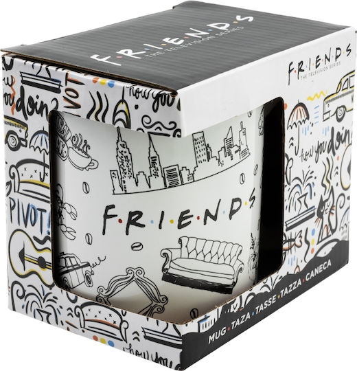 Stor Gift Box Becher Keramik Weiß 325ml