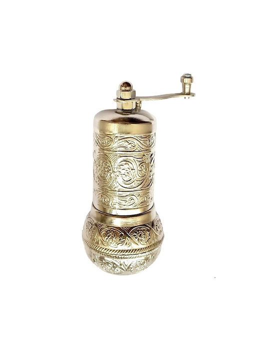 Manual Metallic Spice Mill 11cm Silver