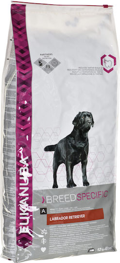 Eukanuba Adult Labrador Retriever 12kg Dry Food Gluten-Free for Adult Large Breed Dogs with Chicken